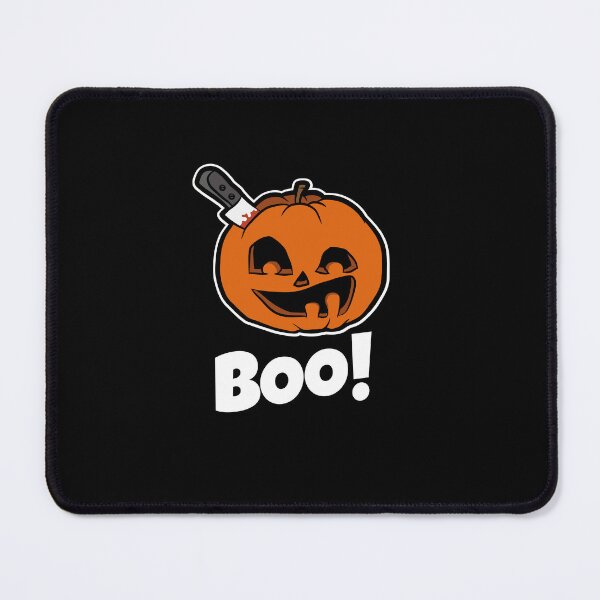 Item preview, Silly Pumpkin Face With Knife in Head Boo For Halloween Kawaii Style designed and sold by brandoseven.