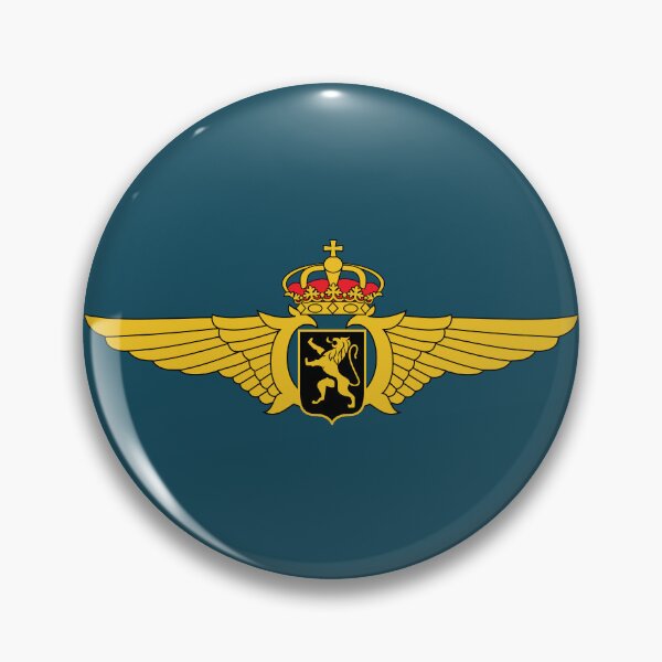 Item preview, Belgian Air Component - Aviator Wings designed and sold by wordwidesymbols.