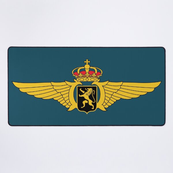 Item preview, Belgian Air Component - Aviator Wings designed and sold by wordwidesymbols.