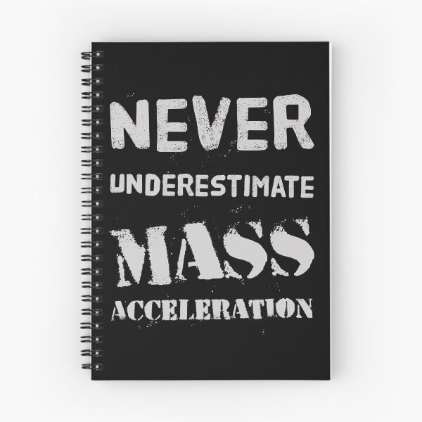 Item preview, Never Underestimate Mass Acceleration designed and sold by chrisbears.