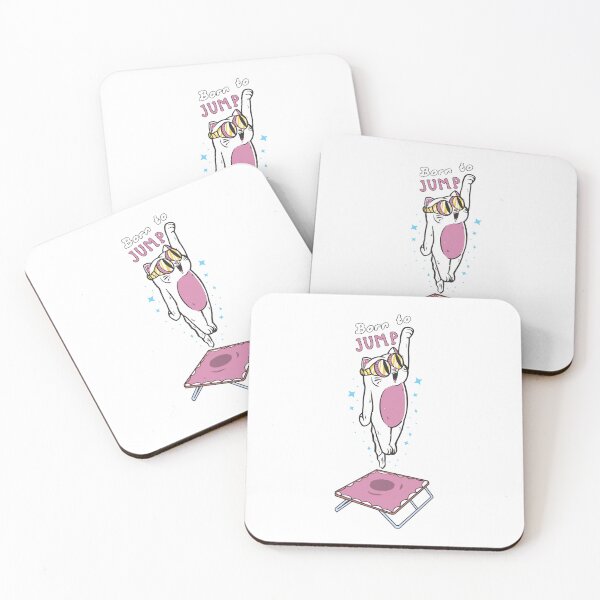 Item preview, Trampolining Cute Cat Jumping  designed and sold by MrEddie10.