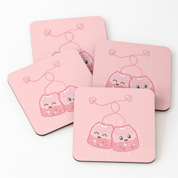 Item preview, Aesthetic Heart Power Bestea - Pink Teabag designed and sold by Abhishek Goldar.