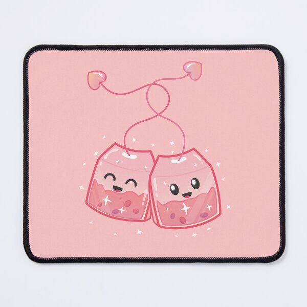 Item preview, Aesthetic Heart Power Bestea - Pink Teabag designed and sold by Abhishek Goldar.