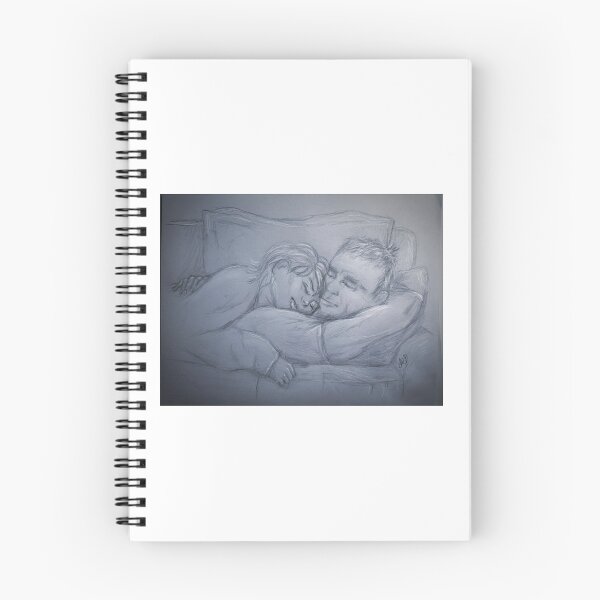 Item preview, Sam and Jack sleeping on the sofa designed and sold by ClaireSGart.