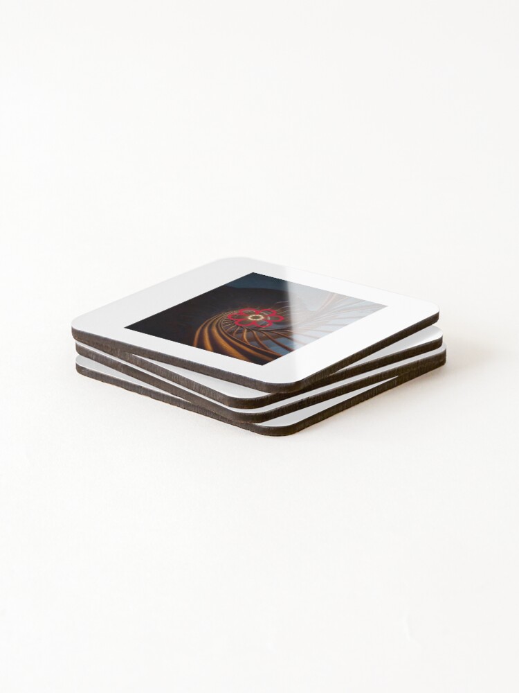 Thumbnail 4 of 5, Coasters (Set of 4), industrial pattern designed and sold by Rashkin.