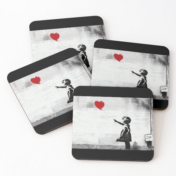 Item preview, Chica de Banksy con un globo rojo designed and sold by Adbor-Tb.