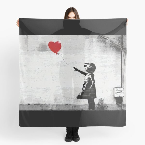 Aperçu de l'œuvre Fille de Banksy avec un ballon rouge créée et vendue par Adbor-Tb.