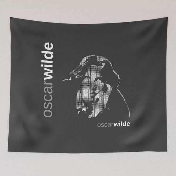 Item preview, Oscar Wilde typographic poster designed and sold by CMYKStudio.