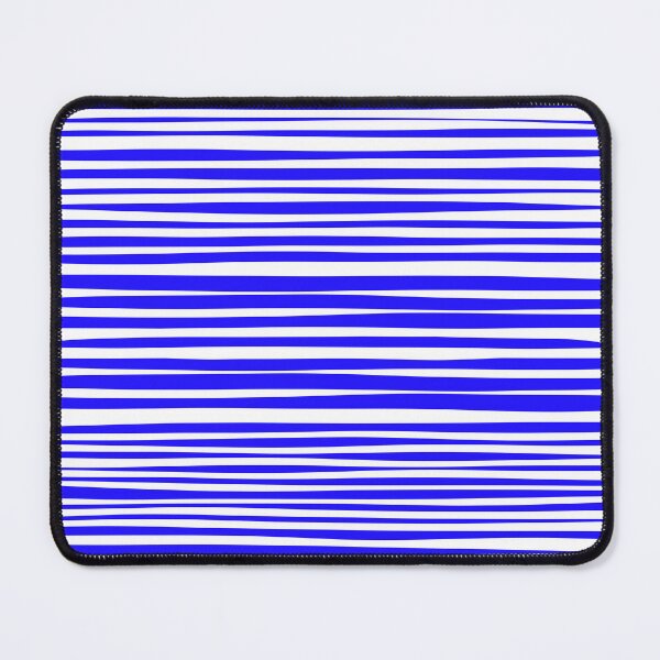 Item preview, Natural Stripes Modern Minimalist Pattern in Electric Blue designed and sold by kierkegaard.