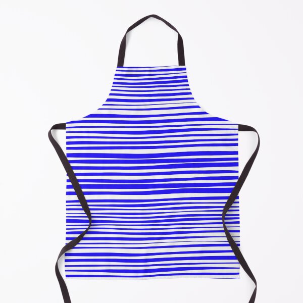 Item preview, Natural Stripes Modern Minimalist Pattern in Electric Blue designed and sold by kierkegaard.
