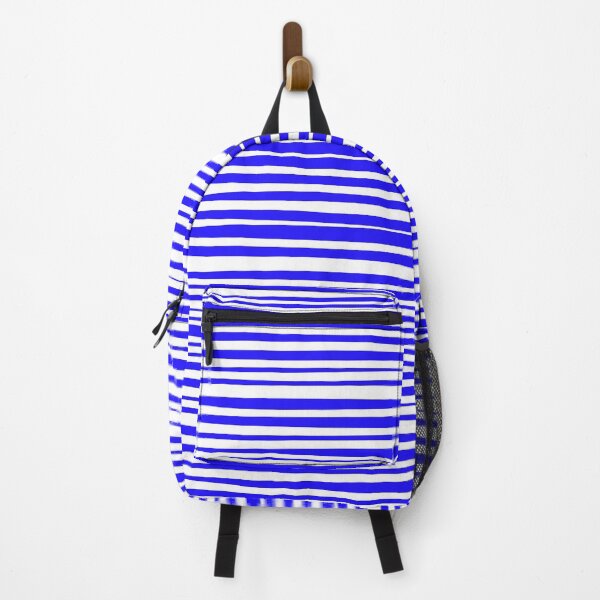 Item preview, Natural Stripes Modern Minimalist Pattern in Electric Blue designed and sold by kierkegaard.