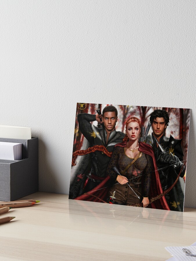 Poppy, Casteel and Kieran From Blood And Ash' Art Board Print by  Bookhemisferium | Redbubble