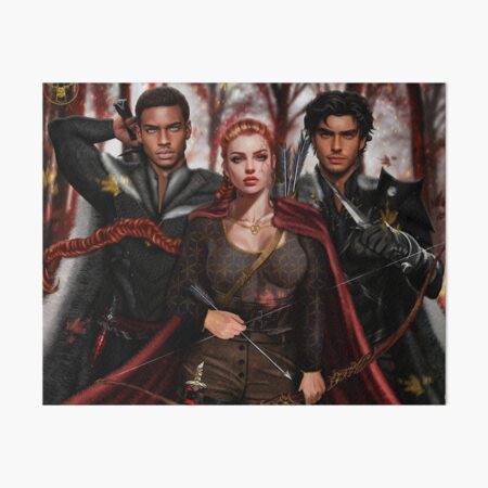 Poppy, Casteel and Kieran From Blood And Ash Art Board Print