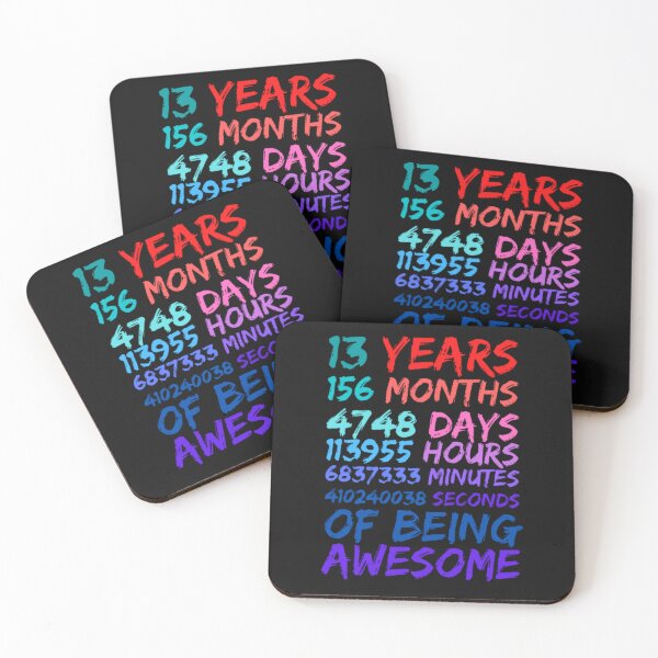 Item preview, 13 Years 156 Months Being Awesome 13th Birthday Teen Gifts designed and sold by anas667.