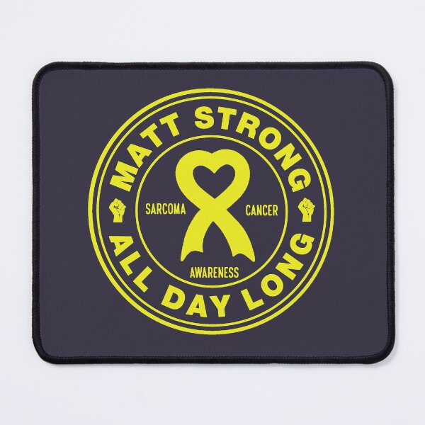 Item preview, Matt Strong All Day Long Heart Sarcoma Ribbon designed and sold by Matt Strong All Day Long.