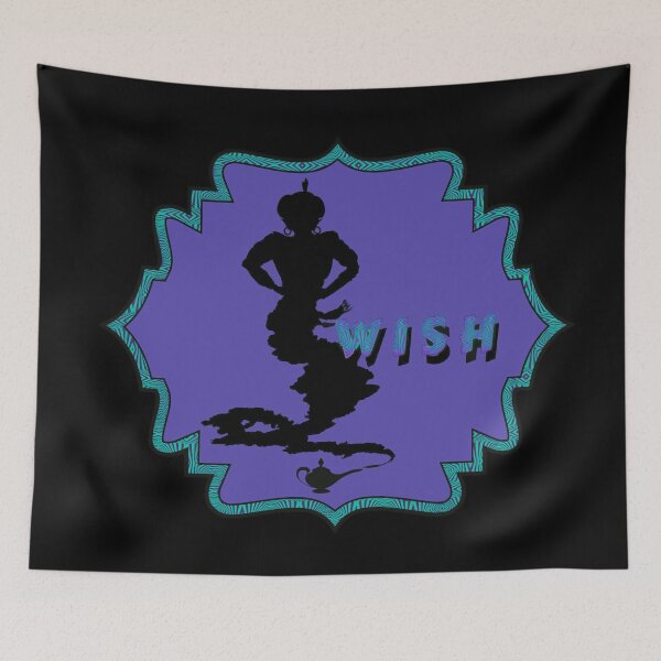Item preview, Make a Wish - Genie in a Bottle - Purple and Teal designed and sold by BadassBazaar.