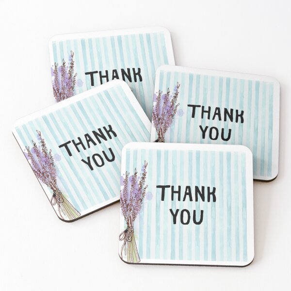 Item preview, Flower Thank You designed and sold by ClubLC.