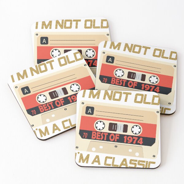 Item preview, i'm not old best of 1974 i'm a classic ,Grandpa I'm not Old I'm a Classic Shirt, I'm a classic, Funny Birthday Shirts, Grandfather, Birthday Gift for Men designed and sold by SimoSaladain.