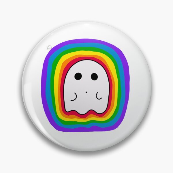 Item preview, Rainbow Ghost designed and sold by Wasted Potential ink.