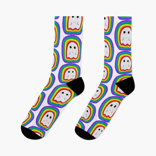 Item preview, Rainbow Ghost designed and sold by Wasted Potential ink.