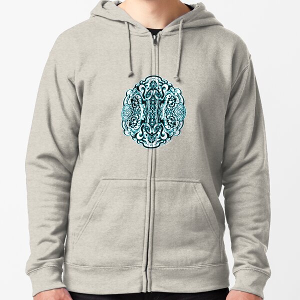 Hive Mind - Damage Remix Zipped Hoodie