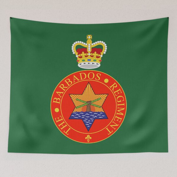 Item preview, Barbados Regiment designed and sold by wordwidesymbols.