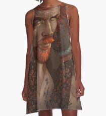 Kapitän Flint, Schwarze Segel A-Linien Kleid