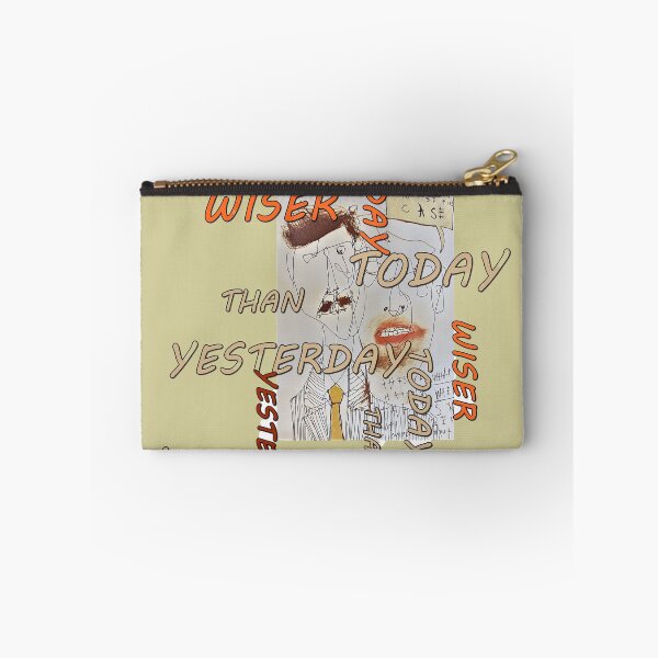 Item preview, Wiser today than yesterday, quotations, inscriptions, letters abcdef, great thinkers, slogans, nonsense designed and sold by NessArtByEwa.