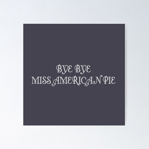 Item preview, American Pie, white designed and sold by perezzzoso.