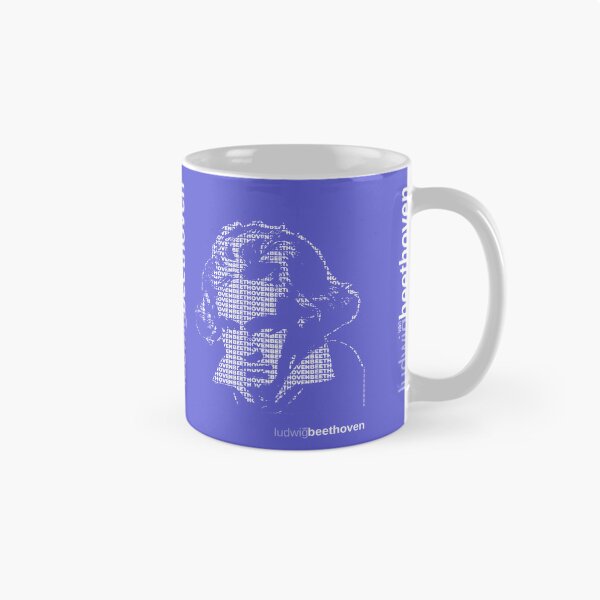 Item preview, Ludwig van Beethoven typographic poster designed and sold by CMYKStudio.