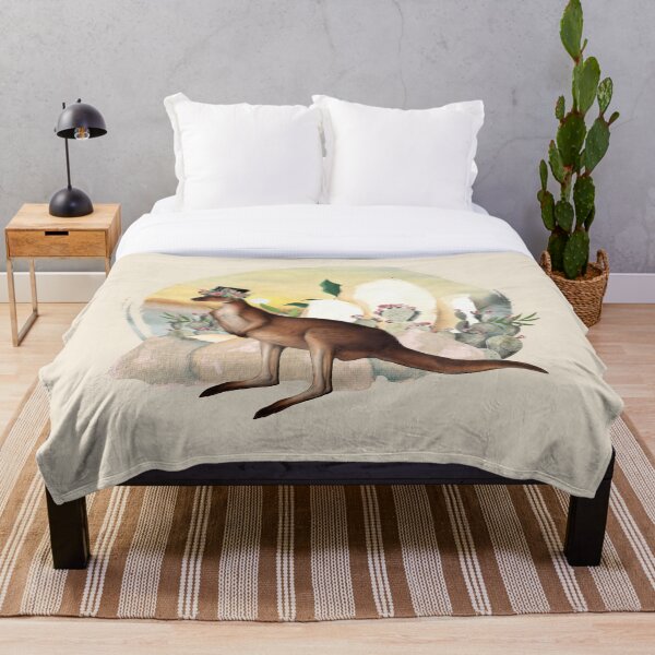 Item preview,  Australian Kangaroo at Sunset designed and sold by RagdollGypzy.