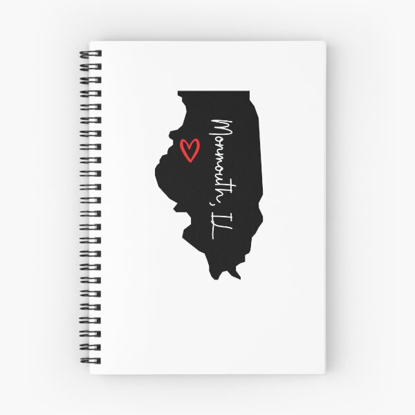 Item preview, Monmouth, Illinois map  designed and sold by arika0814.