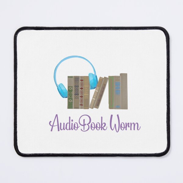 Item preview, Audio Book Worm designed and sold by Wasted Potential ink.