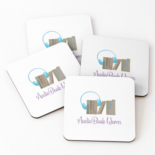 Item preview, Audio Book Worm designed and sold by Wasted Potential ink.