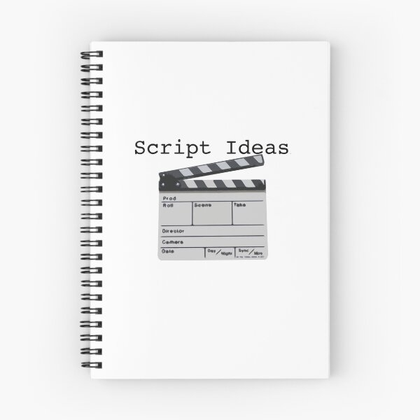Item preview, Script Ideas Notebook designed and sold by stevespencetv.