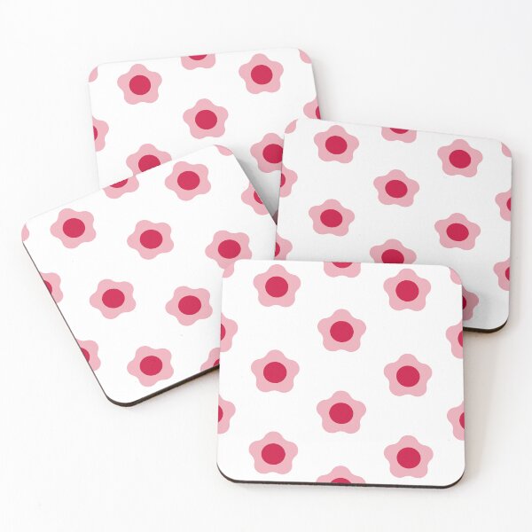 Item preview, Simple flower pattern in pink and red designed and sold by IlustraDeni.