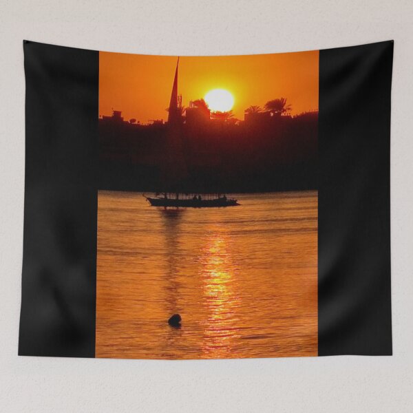 Aperçu de l'œuvre Coucher de soleil sur le Nil créée et vendue par Nobiya.