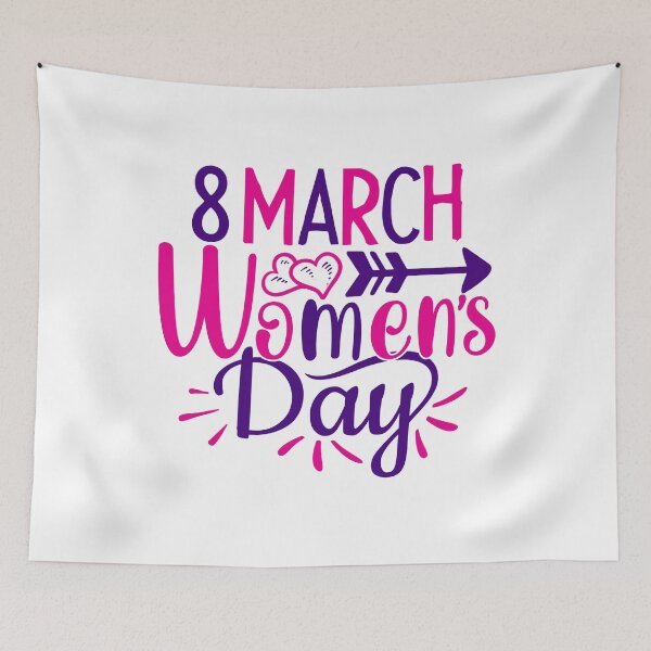 Aperçu de l'œuvre Bonne journée de la femme 8 mars 2022, T-shirt Journée internationale de la femme créée et vendue par podekom.