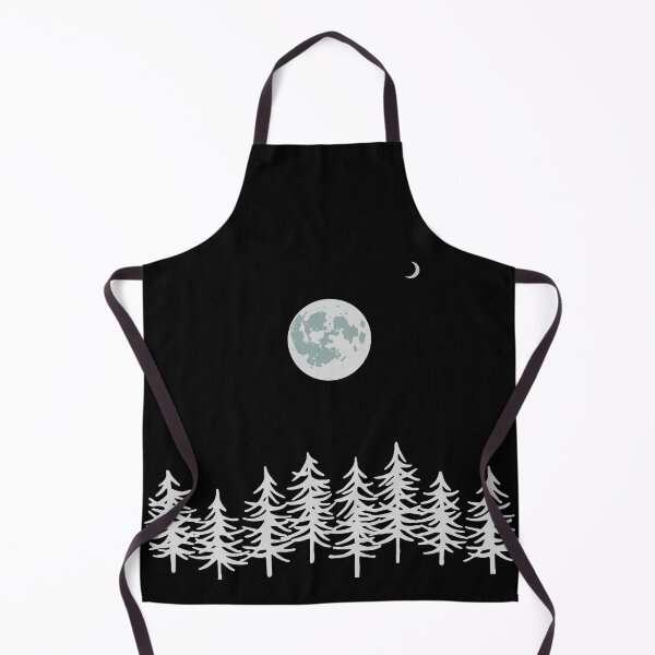 Item preview, Trees/Forest w/Full Moon and Crescent Moon at Night designed and sold by ShaunSandhu.