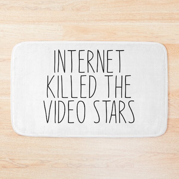 Artikelvorschau, Das Internet tötete die Videostars entworfen und verkauft von Pulpman.
