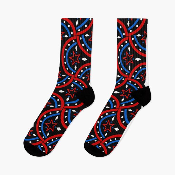Item preview, Patriotic Red White and Blue Pattern designed and sold by CharJens.