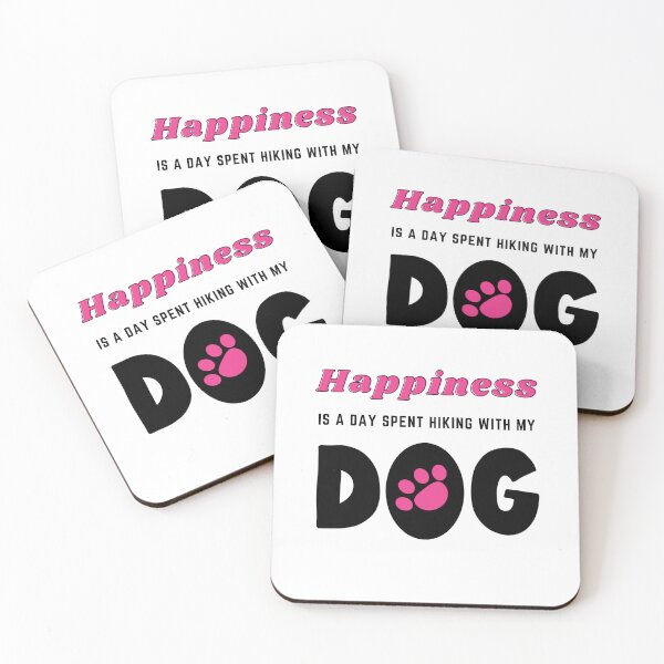 Item preview, Happiness is a day spent hiking with my dog designed and sold by Kozachka.