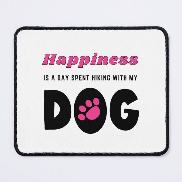Item preview, Happiness is a day spent hiking with my dog designed and sold by Kozachka.