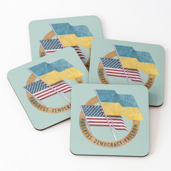 Item preview, Ukraine - USA Friendship Emblem designed and sold by Lidra Zehcnas.
