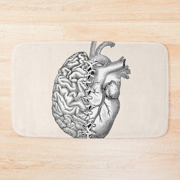 Item preview, Right balance between brain and heart, tied, laces, ribbon for tying designed and sold by Collagedream.