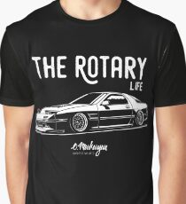 RX7 FC3S. Rotary Life Graphic T-Shirt