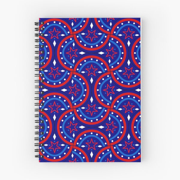 Item preview, Patriotic Red White and Blue Pattern designed and sold by CharJens.