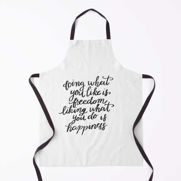 Item preview, Doing what you like is freedom, liking what you do is happiness motivational Quote. designed and sold by ManifestoDesign.