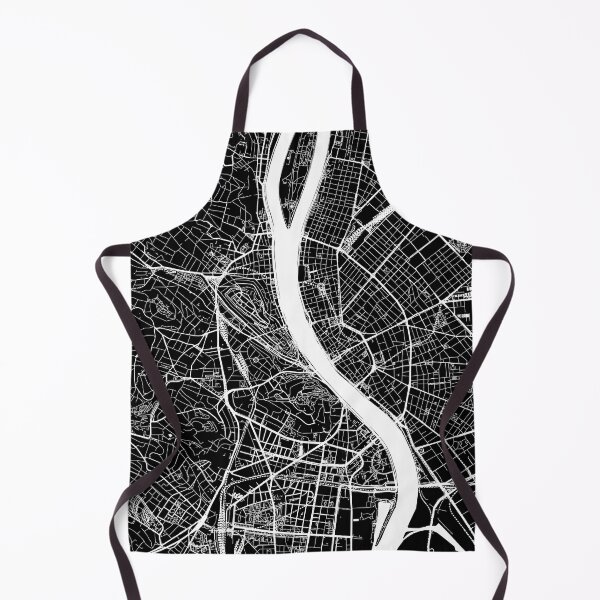 Item preview, Budapest, Hungary, City Map - Black designed and sold by helloadventure.