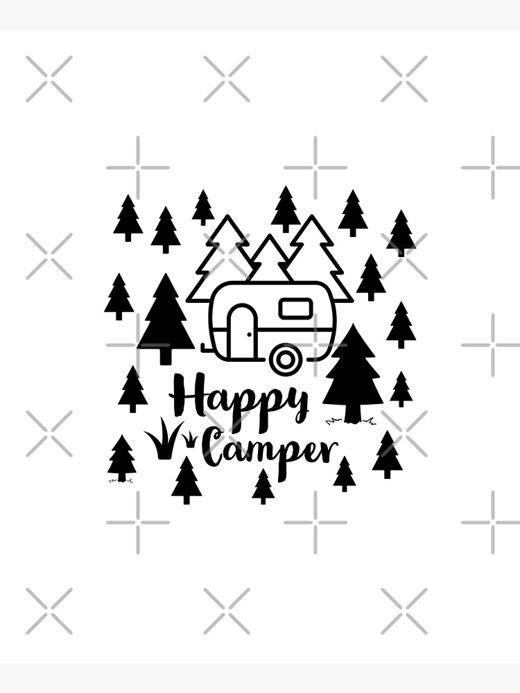 Disover Happy camper for travelers, Happy little camper fire and